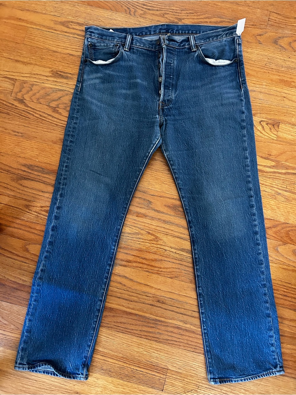 Levi's Men's Straight Jeans in Indigo Blue Wash
